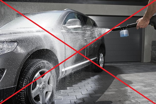 Нельзя мыть авто сразу после замены стекла