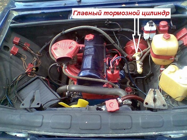 Главный тормозной цилиндр на ВАЗ 2107