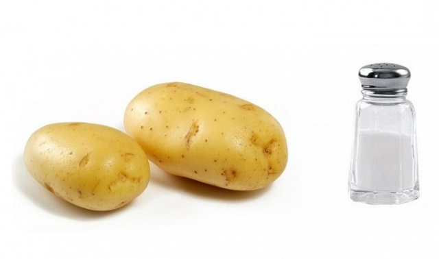 Картофель и соль против ржавчины